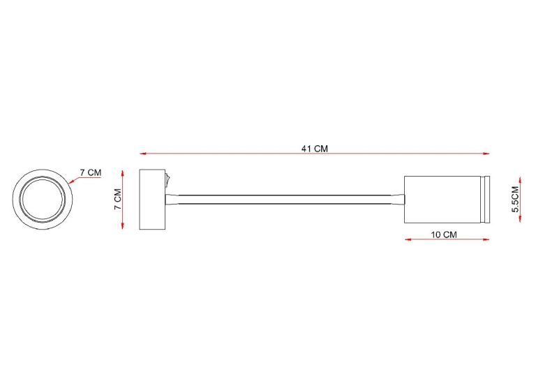 Гибкое бра Arte Lamp Imai A2266AP-1BK