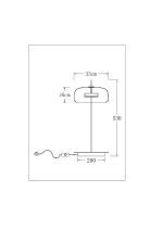 Настольная лампа Arte Lamp Padova A2404LT-1SM