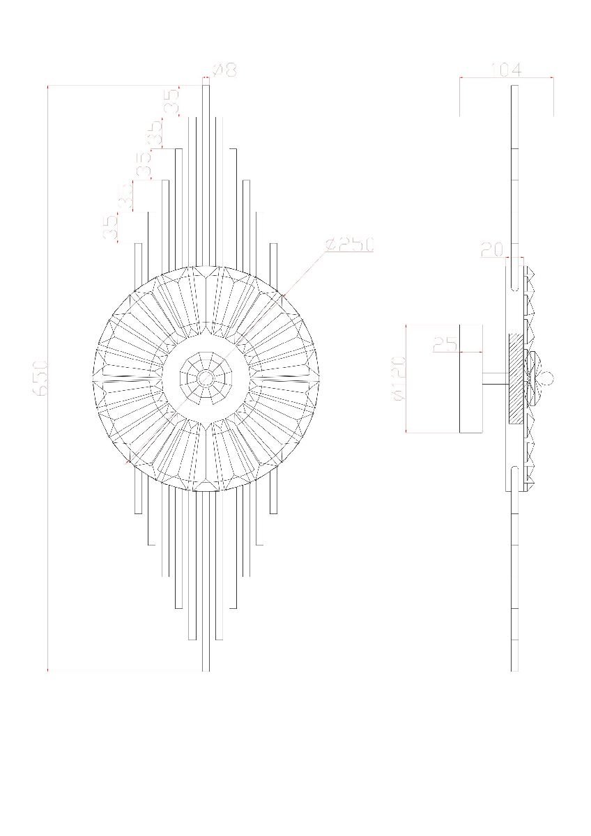 Настенный светильник Arte Lamp Almaaz A2564AP-1PB Настенный светильник Arte Lamp Almaaz A2564AP-1PB
