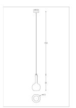Подвесной светильник Arte Lamp Gala A2715SP-1SG