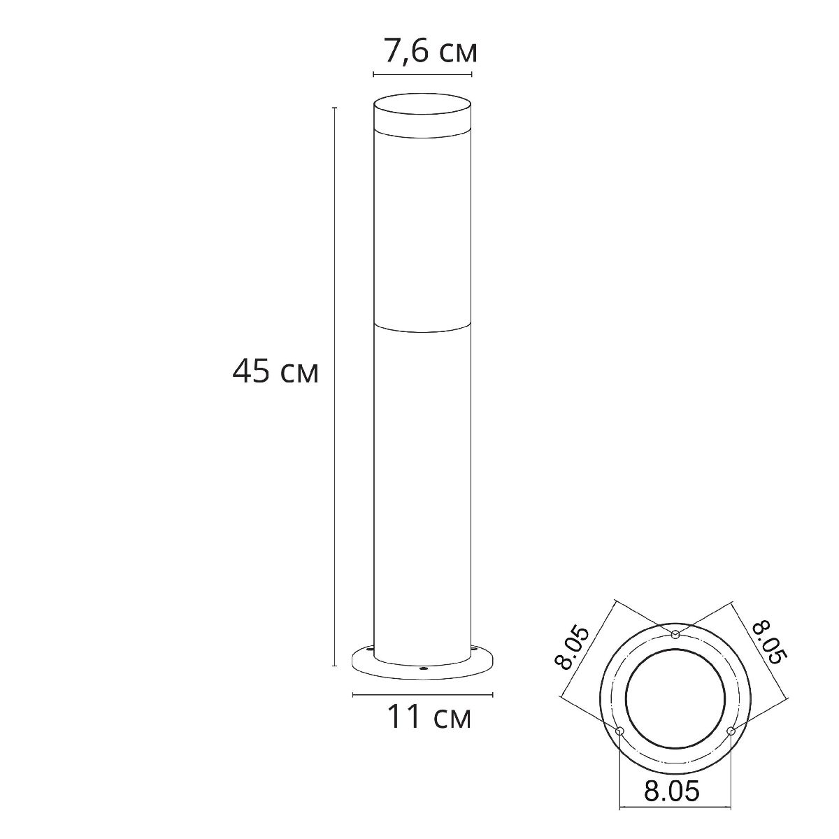 Ландшафтный светильник Arte Lamp Salire A3158PA-1BK Ландшафтный светильник Arte Lamp Salire A3158PA-1BK