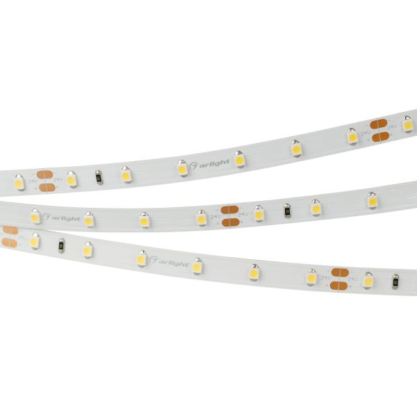 Светодиодная лента Arlight RT-A60-8mm 24V Warm3000 (4.8 W/m, IP20, 2835, 50m) 024584(2) Светодиодная лента Arlight RT-A60-8mm 24V Warm3000 (4.8 W/m, IP20, 2835, 50m) 024584(2)