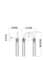 Бра Arte Lamp Borgia A4088AP-2AB