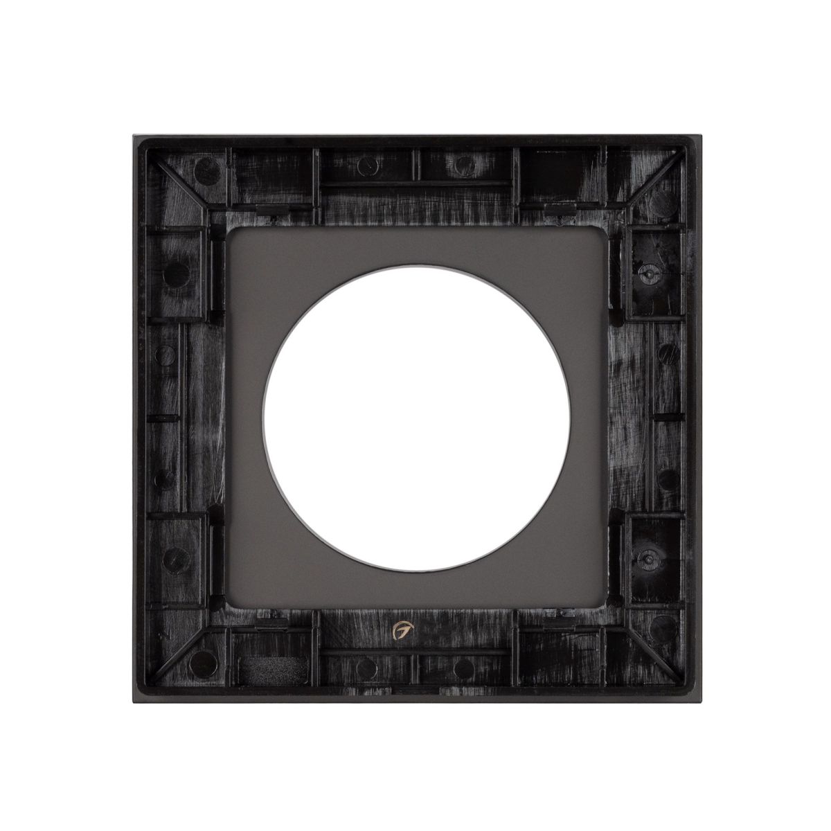 Рамка стеклянная на 1 пост Arlight FRM-GLARE-GC-1-BK 043833 Рамка стеклянная на 1 пост Arlight FRM-GLARE-GC-1-BK 043833
