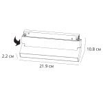 Трековый магнитный светильник Arte Lamp Linea A4679PL-1WH