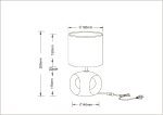 Настольная лампа Arte Lamp Zaurak A5035LT-1CC