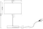 Настольная лампа Arte Lamp Julietta A5037LT-2CC