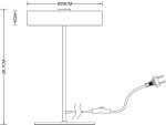 Настольная лампа Arte Lamp Elnath A5038LT-3PB