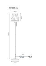 Торшер Arte Lamp Marriot A5039PN-1AB