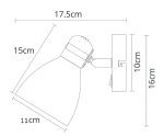 Спот Arte Lamp Fafnir A5047AP-1WH