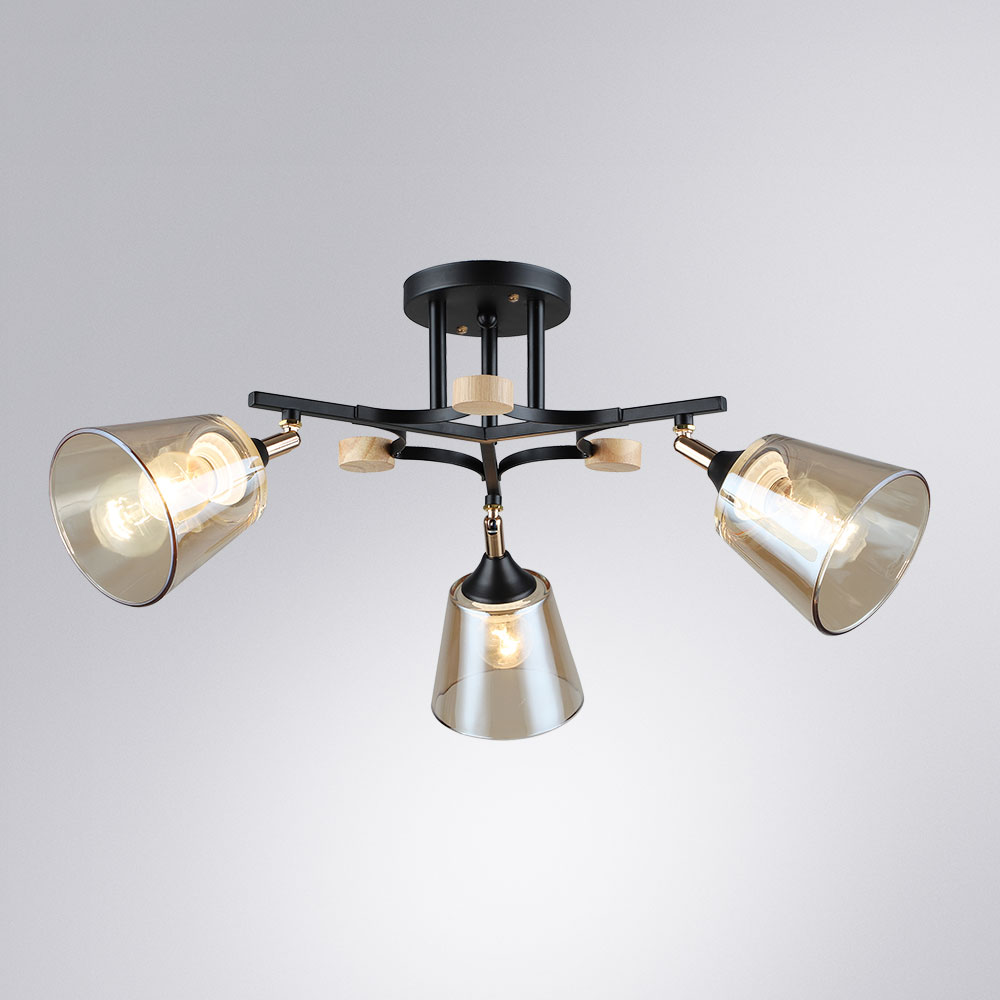 Потолочная люстра Arte Lamp Glassy A5078PL-3BK Потолочная люстра Arte Lamp Glassy A5078PL-3BK