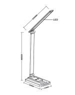 Настольная лампа Arte Lamp William A5122LT-1WH