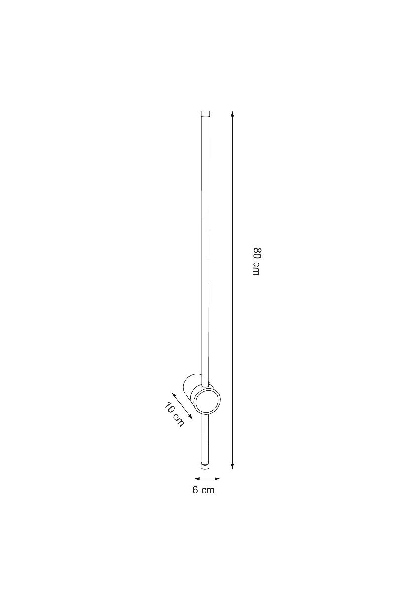 Настенный светильник Arte Lamp Atmos A5409AL-1BK Настенный светильник Arte Lamp Atmos A5409AL-1BK
