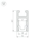 Алюминиевый профиль Arlight ARH-Micro-0510-2000 Anod 036385