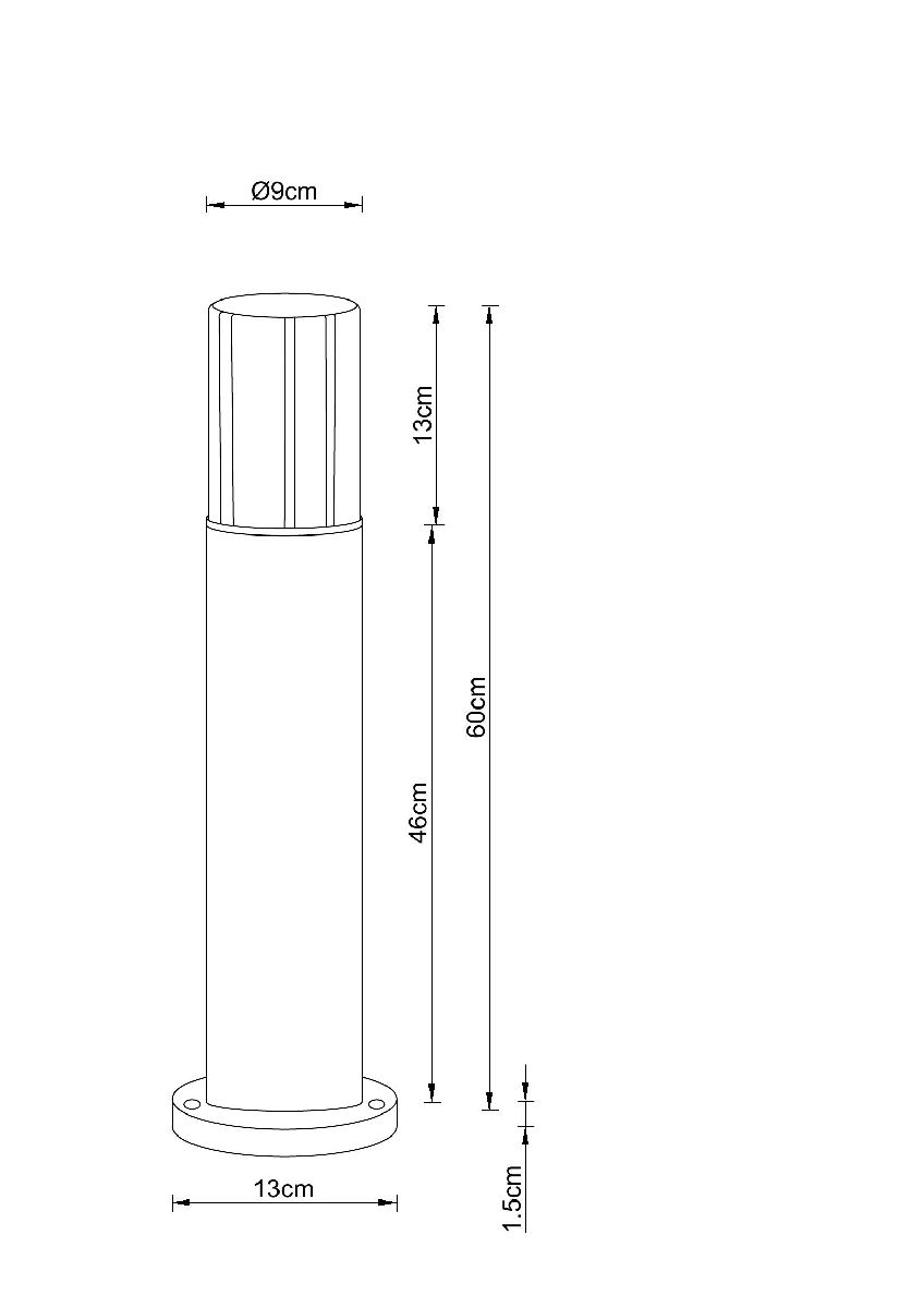 Ландшафтный светильник Arte Lamp Seginus A6515PA-1BK Ландшафтный светильник Arte Lamp Seginus A6515PA-1BK
