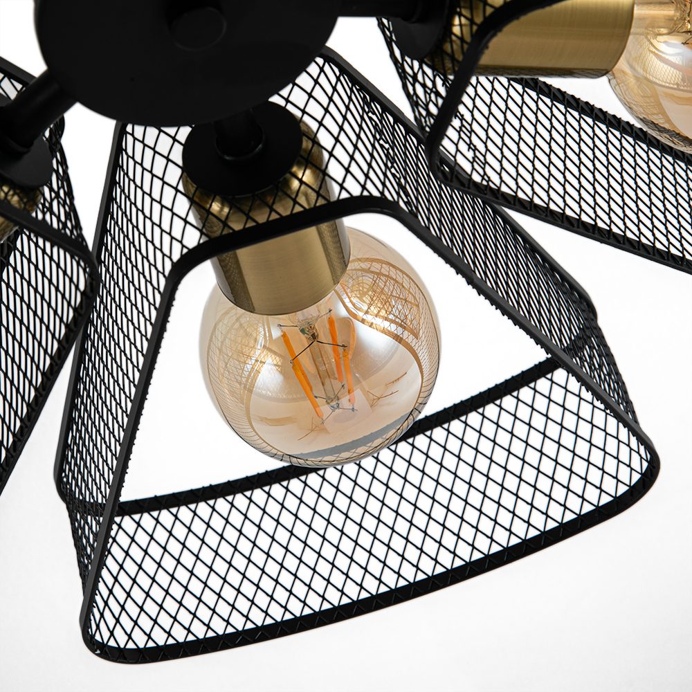 Люстра на штанге Arte Lamp Maasym A7044PL-6BK Люстра на штанге Arte Lamp Maasym A7044PL-6BK