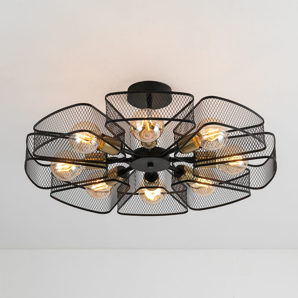 Люстра на штанге Arte Lamp Maasym A7044PL-8BK Люстра на штанге Arte Lamp Maasym A7044PL-8BK