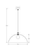Подвесной светильник Arte Lamp Cappello A7056SP-1BK