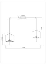 Подвесная люстра Arte Lamp Trixie A7084SP-8BK