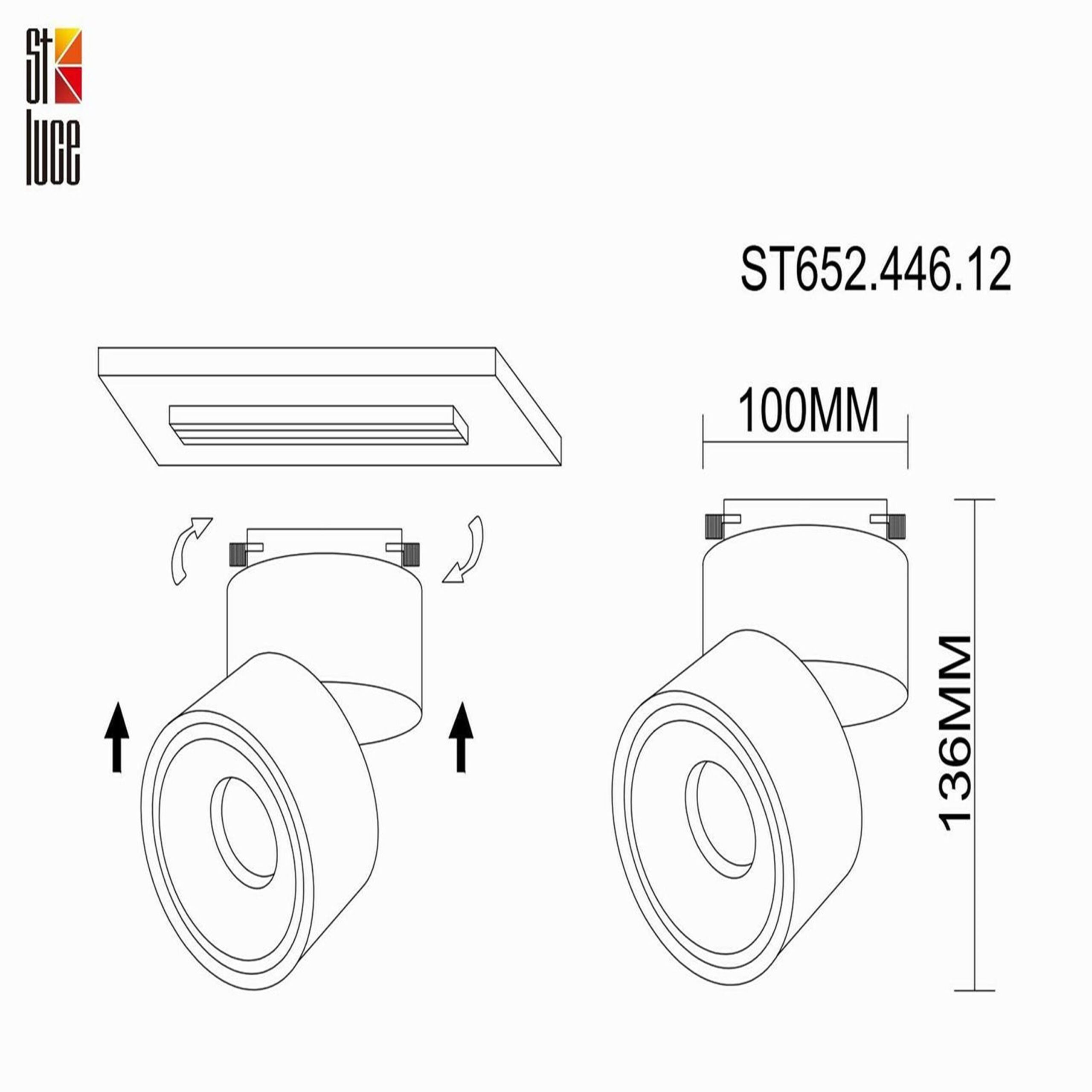 Трековый светильник ST Luce ST652 ST652.446.12 Трековый светильник ST Luce ST652 ST652.446.12