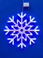 Подвесной светодиодный светильник «Снежинка » (UL-00001403) Uniel ULD-H4040-048/DTA MULTI IP20 SNOWFLAKE