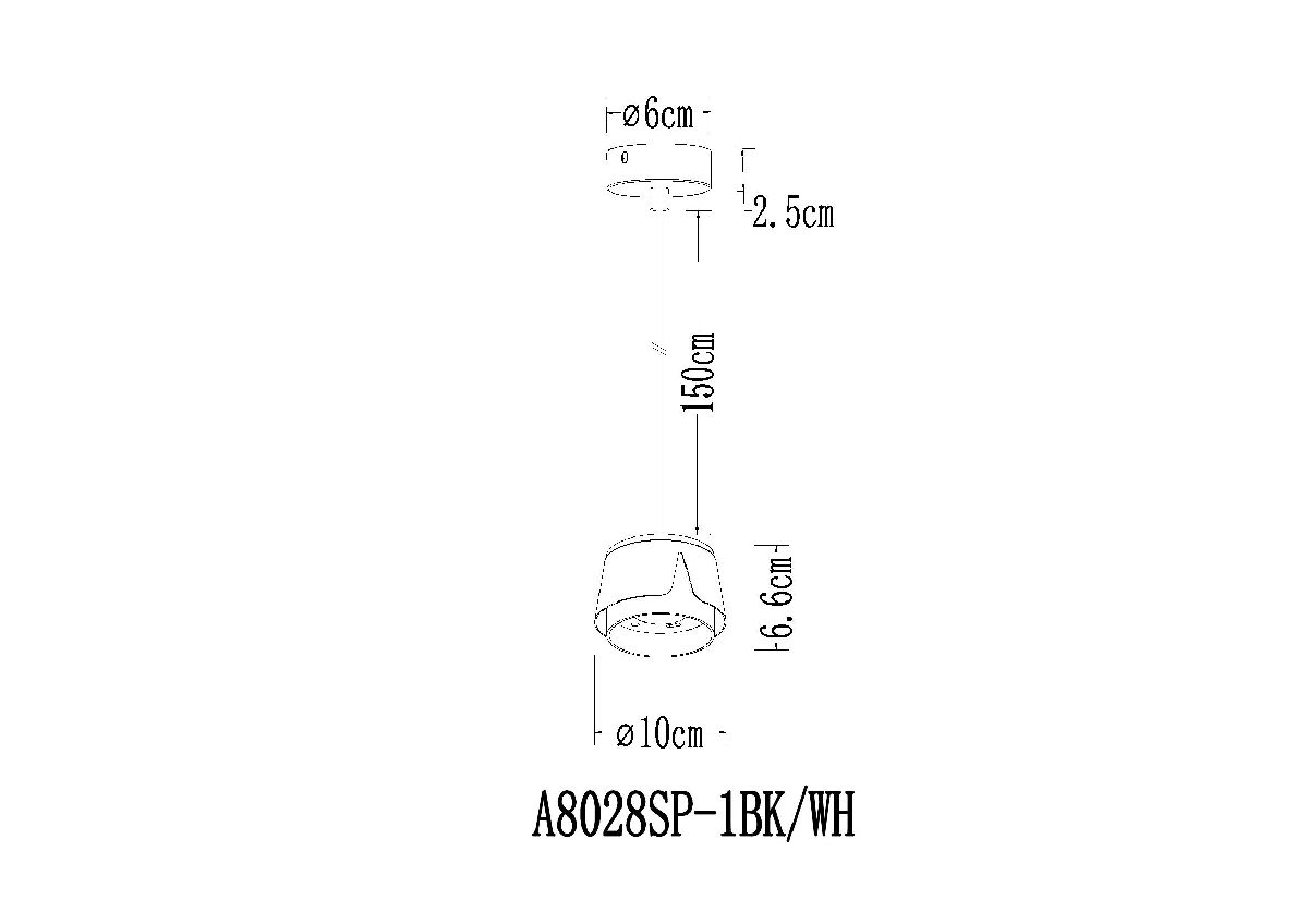 Подвесной светильник Arte Lamp Amaks A8028SP-1BK Подвесной светильник Arte Lamp Amaks A8028SP-1BK