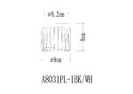 Накладной светильник Arte Lamp Atria A8031PL-1BK