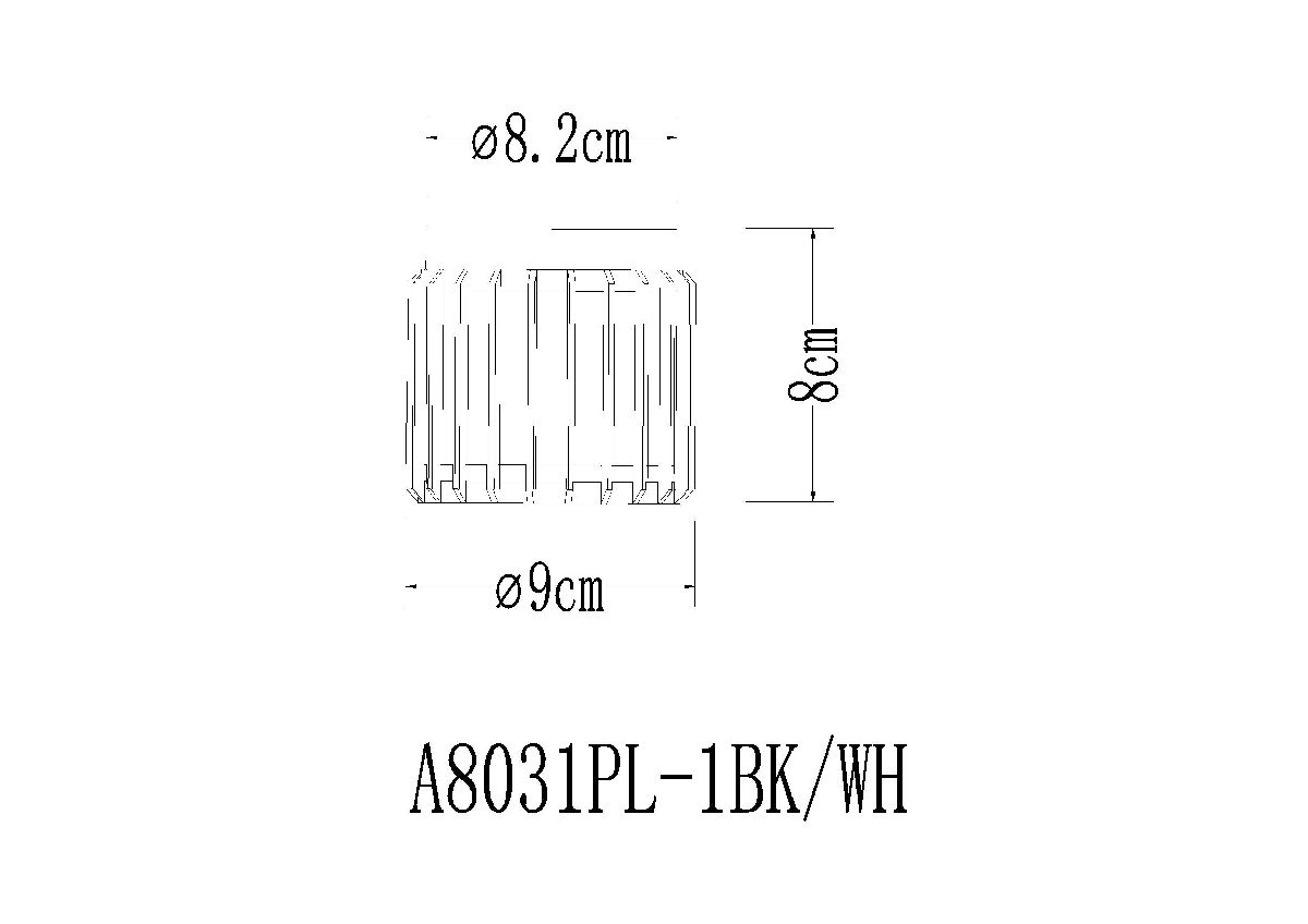 Накладной светильник Arte Lamp Atria A8031PL-1BK Накладной светильник Arte Lamp Atria A8031PL-1BK