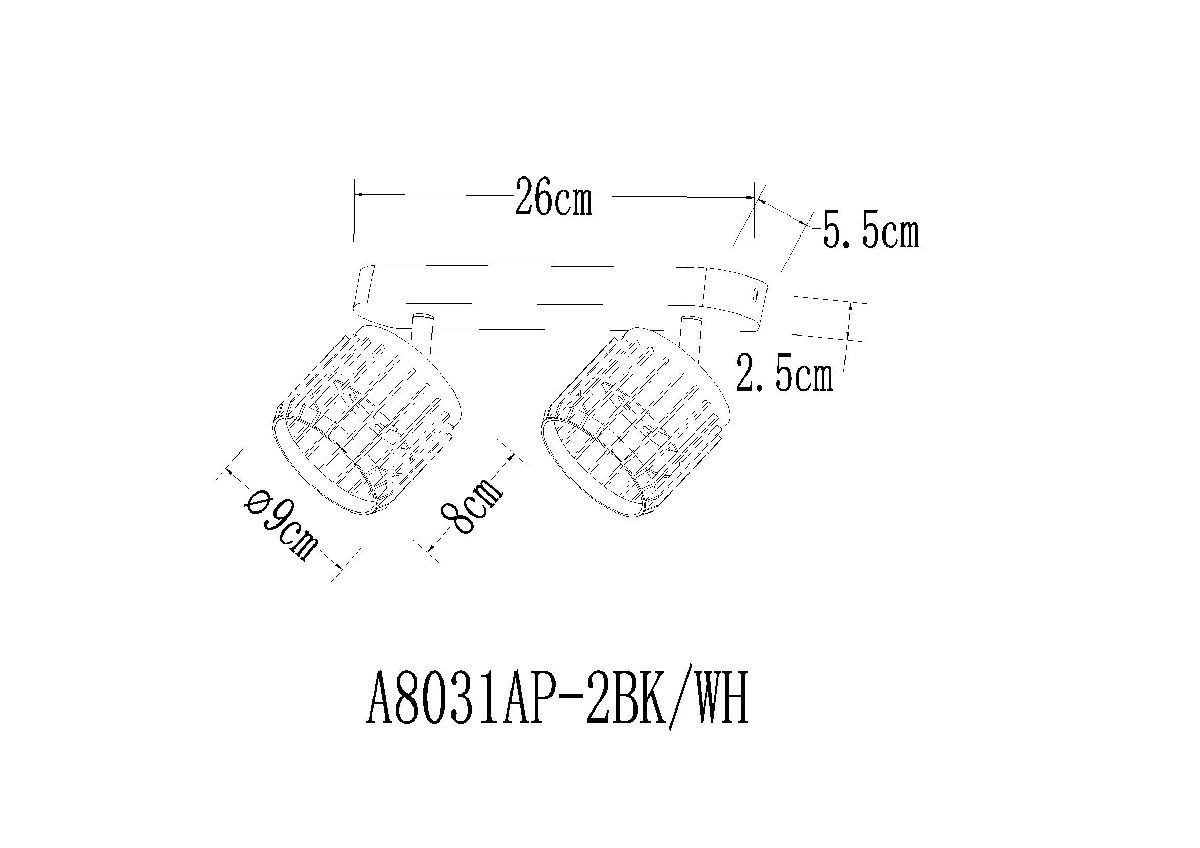 Спот Arte Lamp Atria A8031PL-2WH Спот Arte Lamp Atria A8031PL-2WH