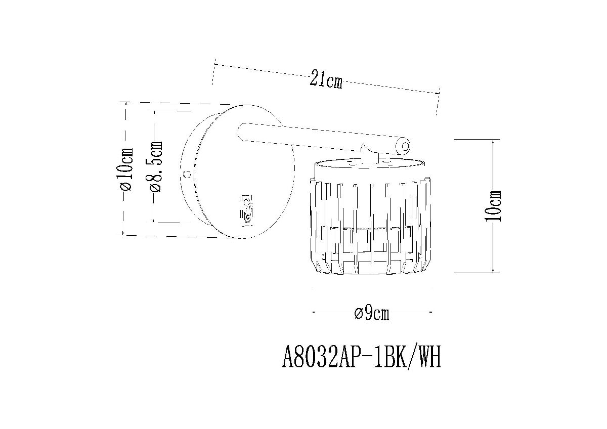 Спот Arte Lamp Atria A8032AP-1BK Спот Arte Lamp Atria A8032AP-1BK
