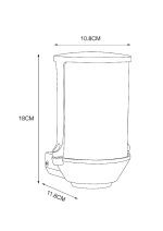 Уличный настенный светильник Arte Lamp Minchir A8306AL-1BK