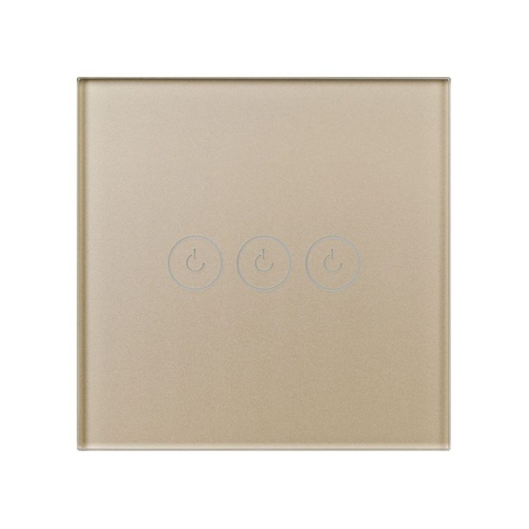 Выключатель сенсорный Arlight SWT-OMALI-S03-ZB-GD (250V, 10A, Zigbee) 050048