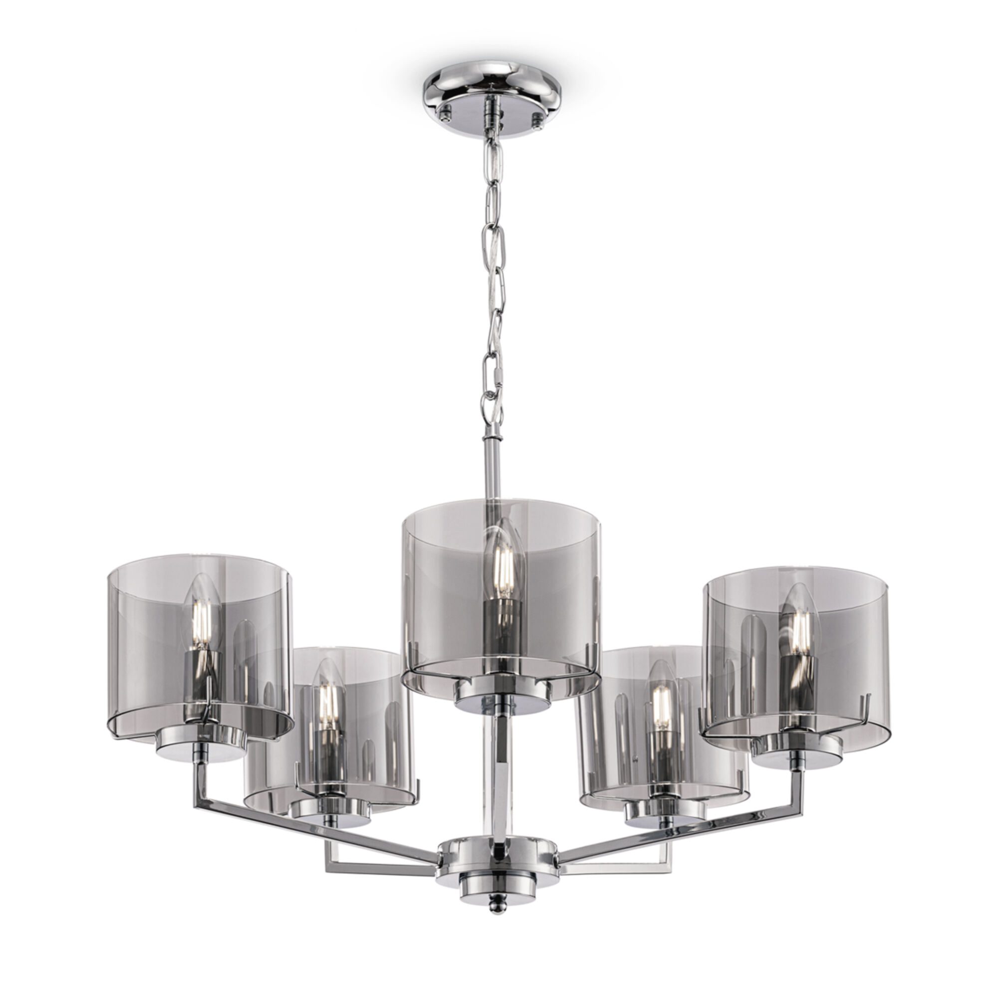 Подвесная люстра Freya Karen FR5096PL-05CH Подвесная люстра Freya Karen FR5096PL-05CH
