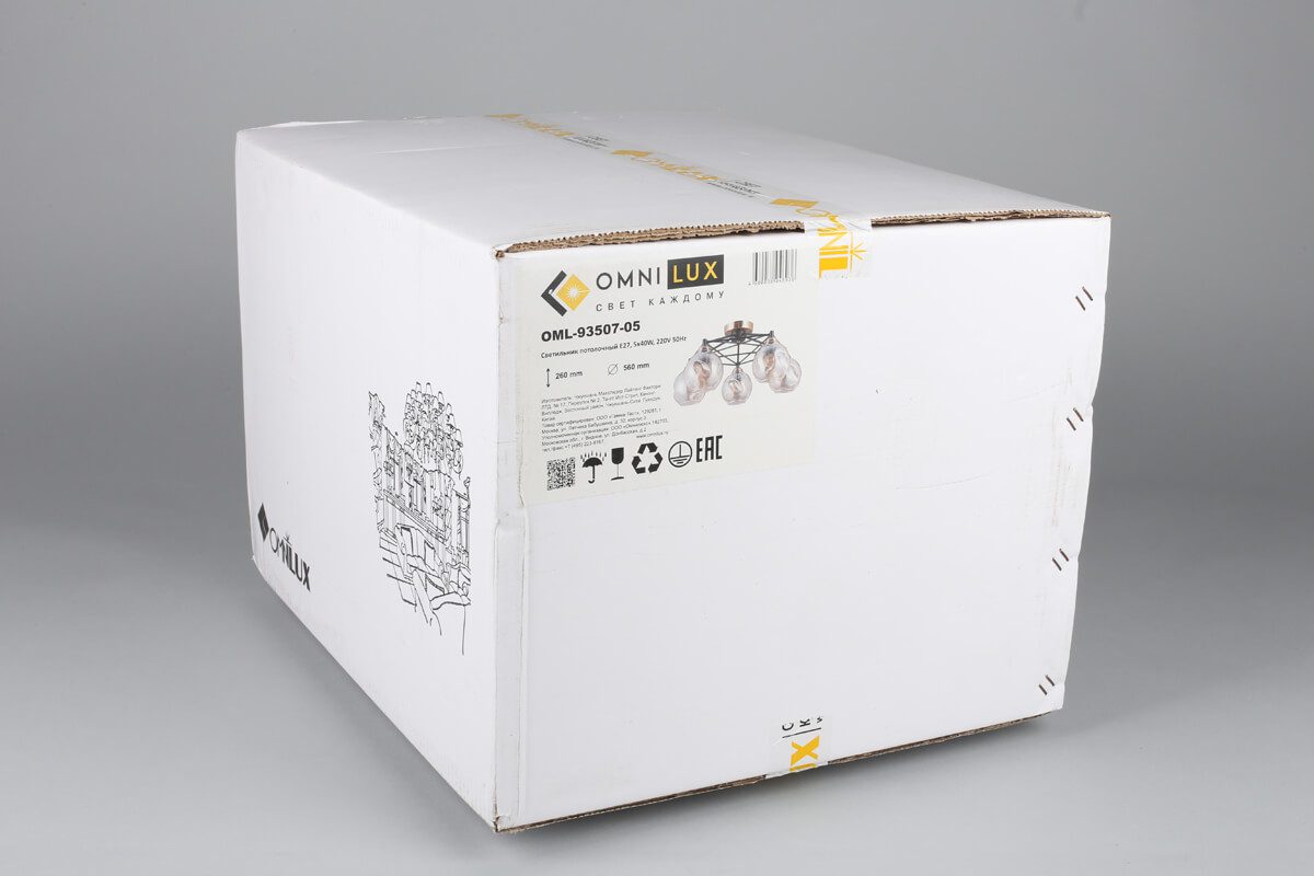 Потолочная люстра Omnilux Tuenno OML-93507-05 Потолочная люстра Omnilux Tuenno OML-93507-05