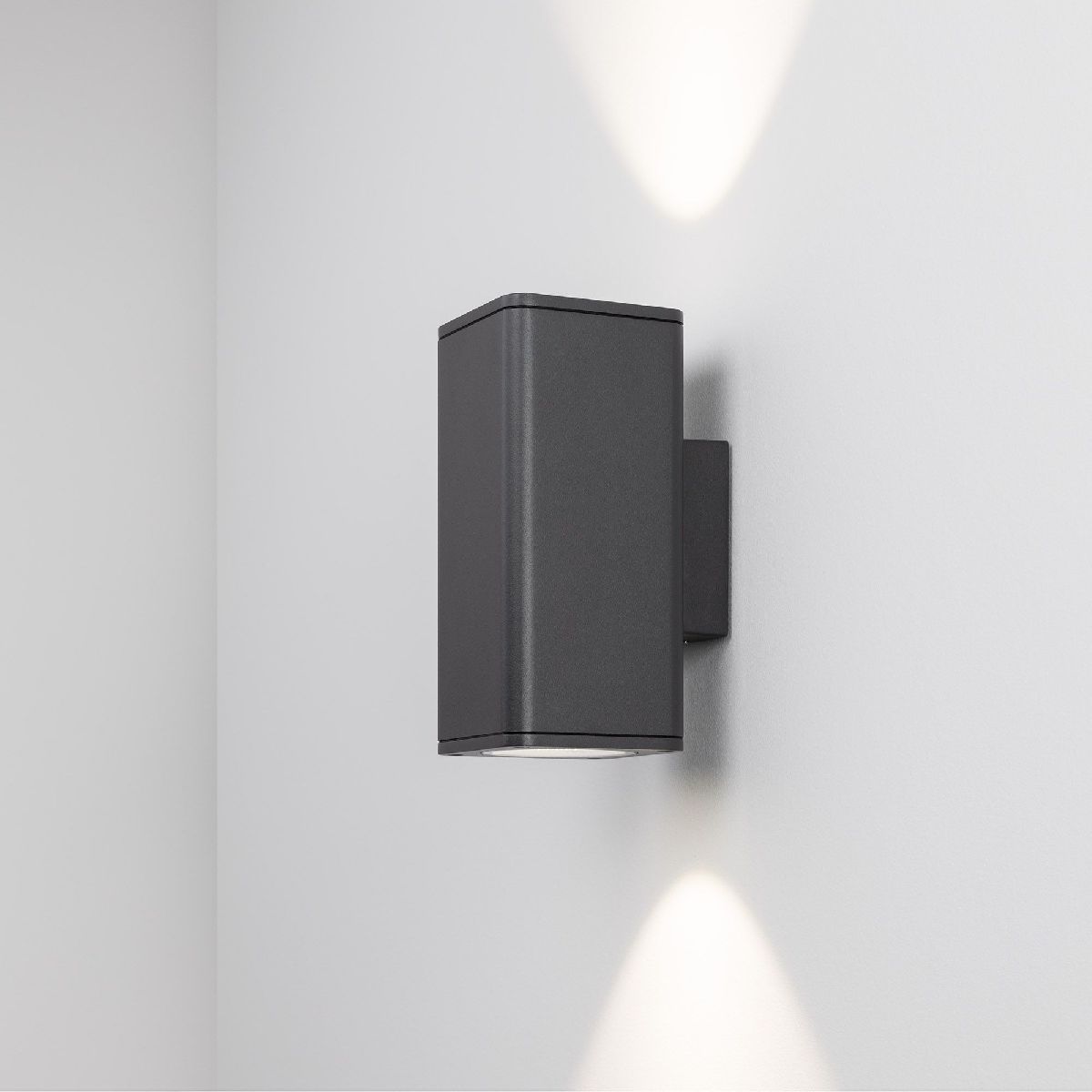 Уличный настенный светильник Arlight LGD-EVO-WALL-TWIN-S100x100-2x12W Day4000 (GR, 44 deg, 230V) 046194 Уличный настенный светильник Arlight LGD-EVO-WALL-TWIN-S100x100-2x12W Day4000 (GR, 44 deg, 230V) 046194