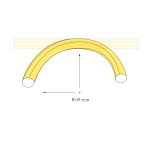 Светодиодная герметичная лента Arlight MOONLIGHT-TOP-A336-D30mm 24V Warm3000 (14.4 W/m, IP65, 5m, wire x1) 050481