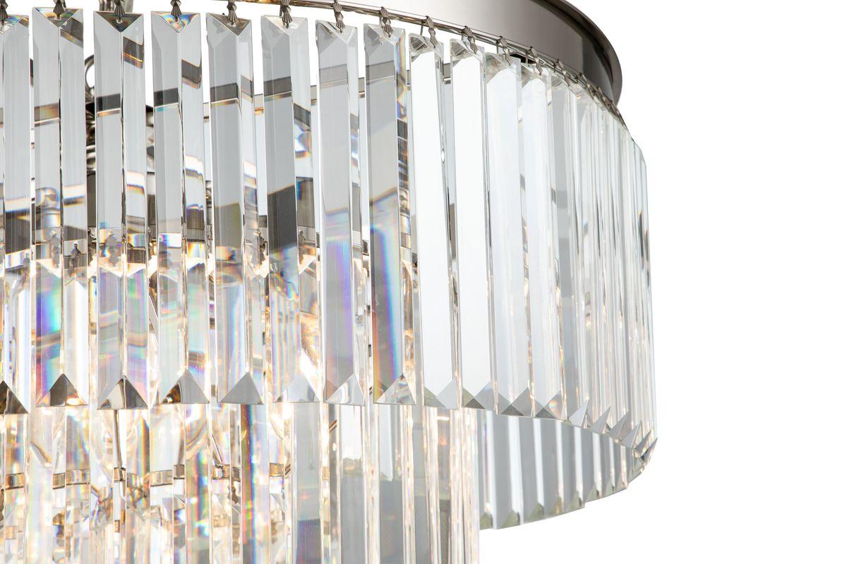 Подвесная люстра iLamp Triumph 7383/8P Nickel Подвесная люстра iLamp Triumph 7383/8P Nickel