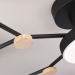 Потолочная люстра LED4U L3201-780 BK