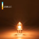 Лампа галогенная Elektrostandard G4 20W прозрачная 4690389013614