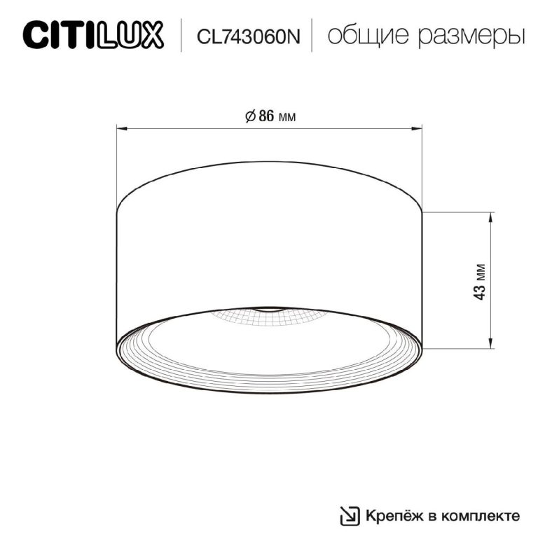 Накладной светильник Citilux Rover CL743060N