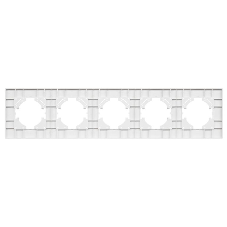 Рамка на 5 постов пластиковая Arlight FRM-PERIO-PL-5-WH 049762