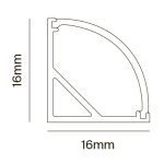 Алюминиевый профиль Maytoni Technical ALM008S-2M