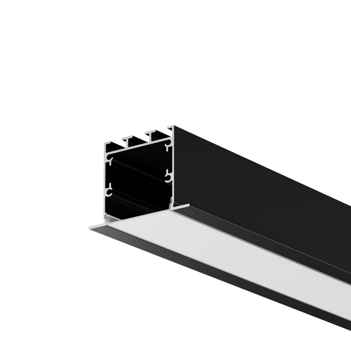 Алюминиевый профиль встраиваемый с накладным фланцем 50x35 Maytoni Led Strip ALM-5035T-B-2M 632012 Алюминиевый профиль встраиваемый с накладным фланцем 50x35 Maytoni Led Strip ALM-5035T-B-2M 632012