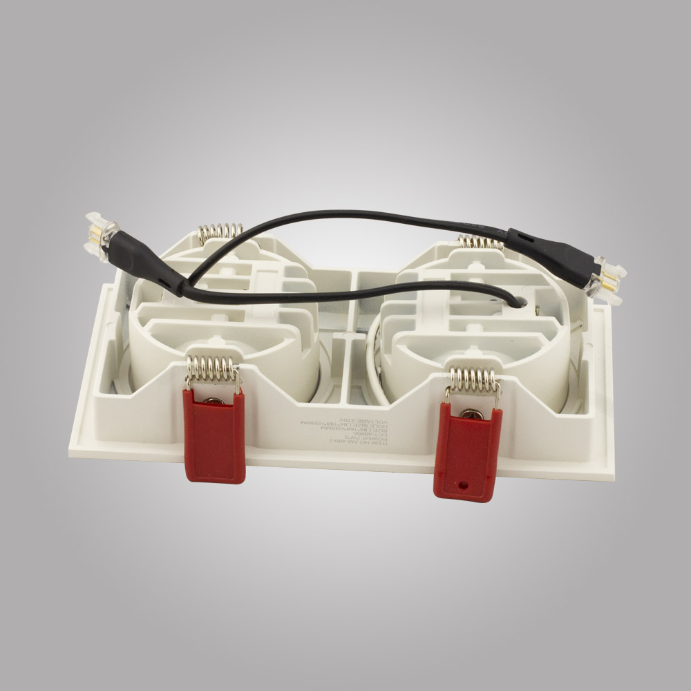 Встраиваемый светильник AM Group AM480-2 WH+WH 15,4W Встраиваемый светильник AM Group AM480-2 WH+WH 15,4W