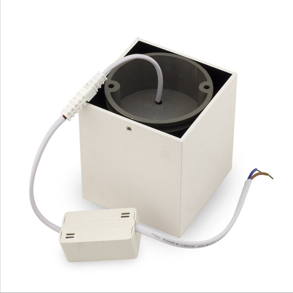 Накладной светильник AM Group AM482 BK+WH 10W Накладной светильник AM Group AM482 BK+WH 10W