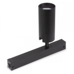 Трековый однофазный светильник AM Group Plain Opal AM589 20W 4000K BK