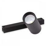 Трековый однофазный светильник AM Group Plain Opal AM589 20W 4000K BK