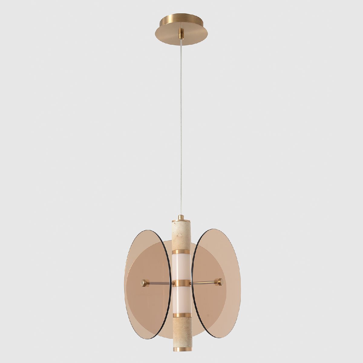 Подвесной светильник Crystal Lux AMARILLO SP12W LED BRASS Подвесной светильник Crystal Lux AMARILLO SP12W LED BRASS