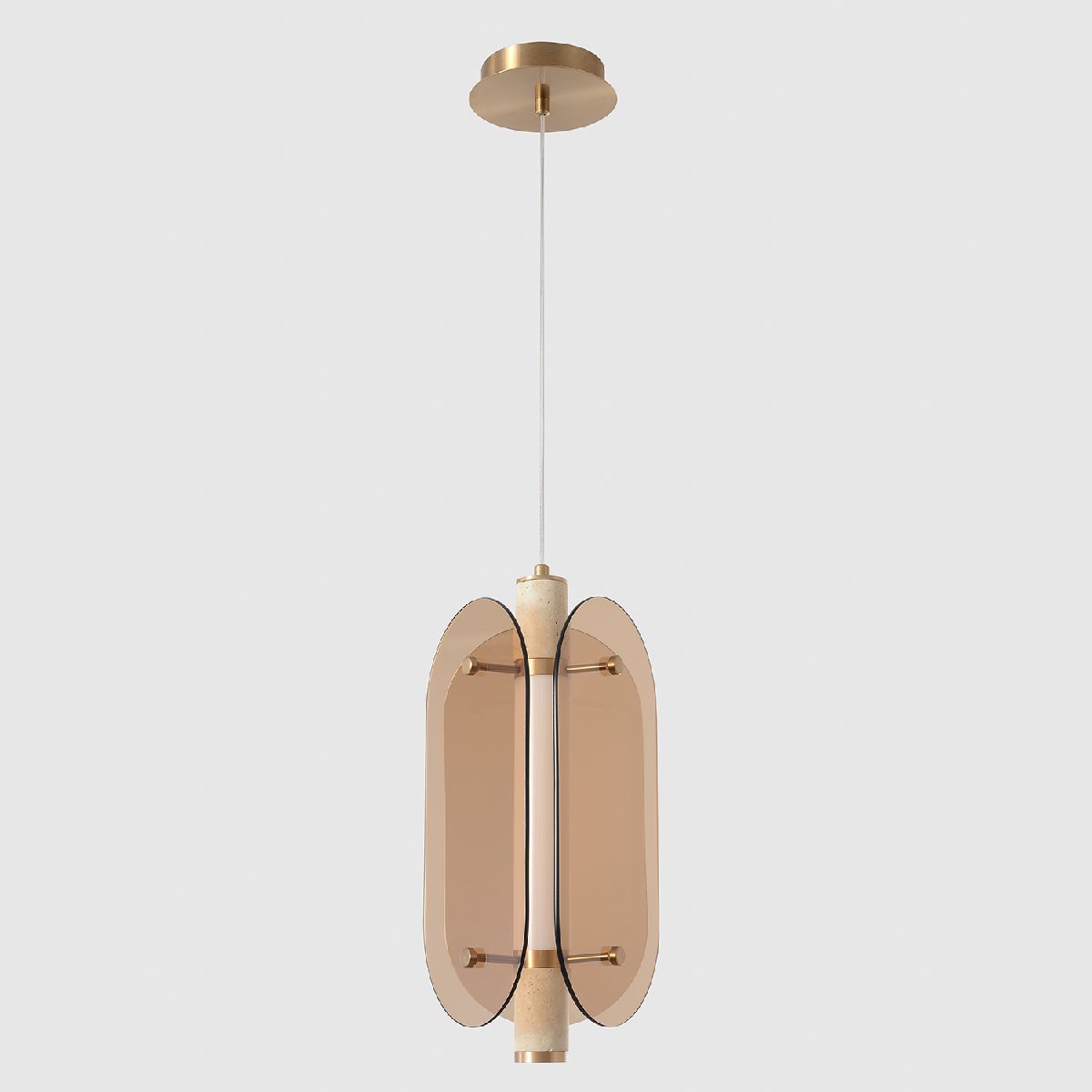 Подвесной светильник Crystal Lux AMARILLO SP18W LED BRASS Подвесной светильник Crystal Lux AMARILLO SP18W LED BRASS