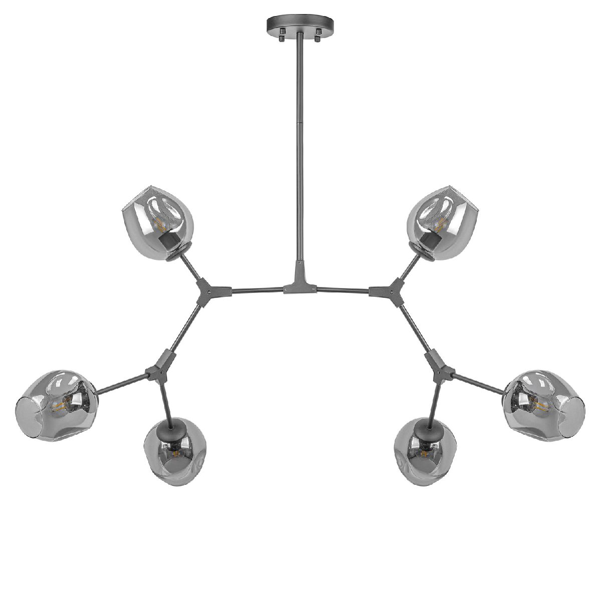 Люстра на штанге AM Group LOFT-6 BK Люстра на штанге AM Group LOFT-6 BK